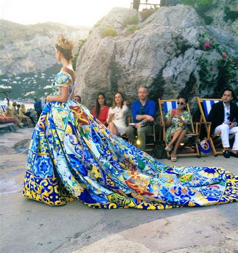 dolce gabbana fontelina|Dolce and Gabbana Alta Moda Show In Capri .